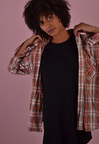 CHECK FLANNEL SHIRT GRS756