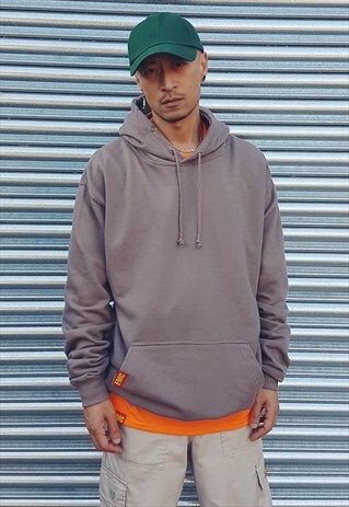 FMC STANDARD ISSUE OVERSIZED HOODIE TOBACCO BROWN