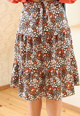 FLORAL VINTAGE SKIRT
