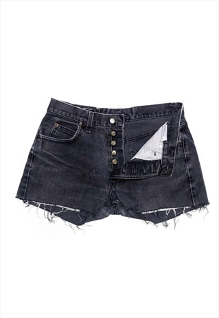 lee blue jean shorts