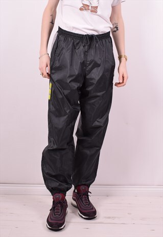 ADIDAS MENS VINTAGE TRACKSUIT TROUSERS W32 L33 GREY 90'S