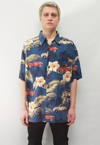 VINTAGE 90' AMAZING COOL OLDSCHOOL HAWAI CLASSIC SHIRT