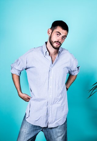 VINTAGE TOMMY HILFIGER SHIRT IN BLUE CHECKS