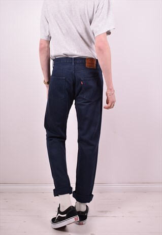 LEVI'S 501 MENS VINTAGE JEANS W31 L30 BLUE 90'S