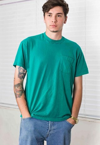 VINTAGE FRUIT OF THE LOOM T-SHIRT LOGO 90S XL 5.9