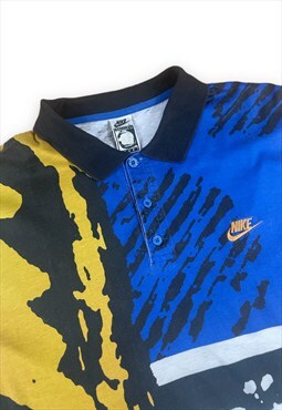 Nike Challenge Court Vintage 90s Agassi style polo shirt
