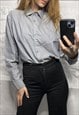 GRAY CLASSY BUTTONED LADIES SHIRT 