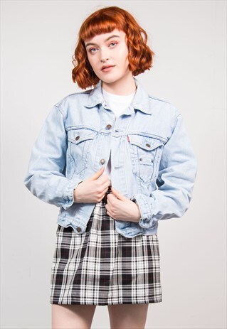 VINTAGE 90'S LEVI'S LIGHT BLUE DENIM JACKET