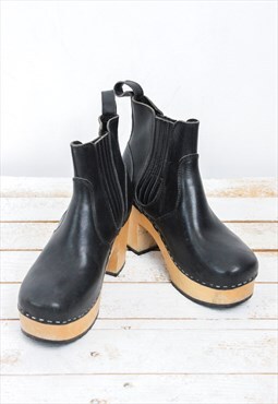 Chelsea High Boot EU 37 Leather UK 4 Bootie Pull on shoes