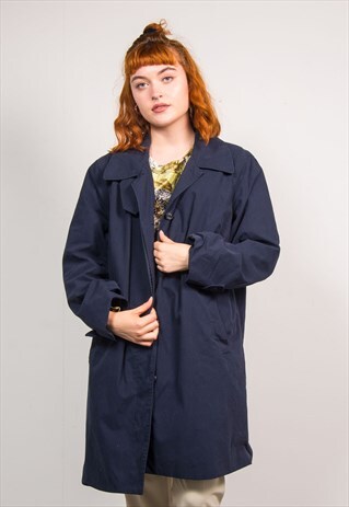 VINTAGE 90'S RALPH LAUREN CHAPS TRENCH MAC COAT