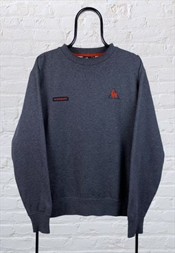 Vintage Le Coq Sportif Sweatshirt Grey XL