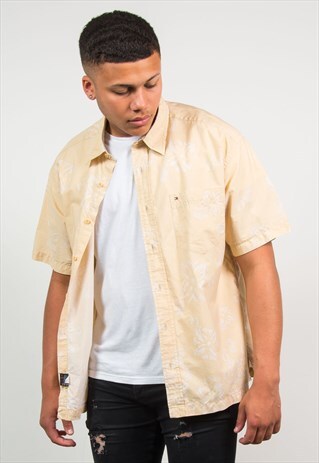 TOMMY HILFIGER SHORT SLEEVE SHIRT FLORAL PATTERN