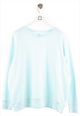 Vintage  Hanes  Sweatshirt Basic Look Turquoise