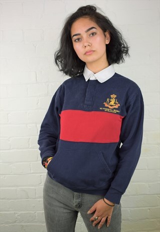VINTAGE 90'S RALPH LAUREN RUGBY JUMPER