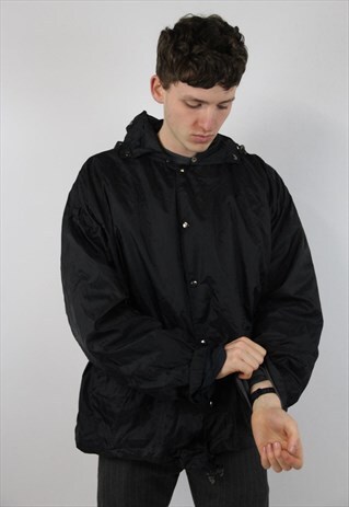 VINTAGE BLACK SHELL JACKET
