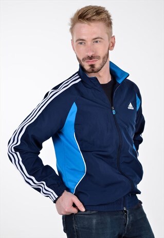 ADIDAS NAVY BLUE JACKET S
