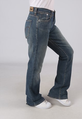 VINTAGE LEVIS 529 BOOTCUT FLARE JEANS UK 14 (DL1I)