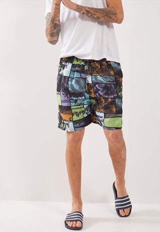 VINTAGE PATTERNED FESTIVAL SHORTS