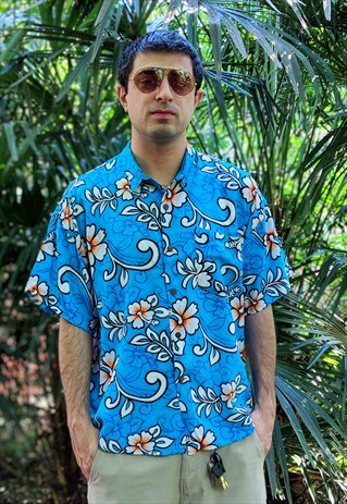 VINTAGE HAWAIIAN PATTERN SHIRT