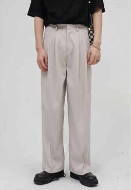 Men's Personalized Solid Color Suit Pants SS2022 VOL.2