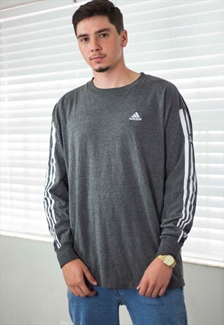 VINTAGE ADIDAS T-SHIRT LOGO 90S XL 11.6