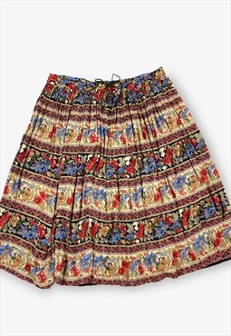 Vintage floral patterned skirt multicolour xxl BV17873