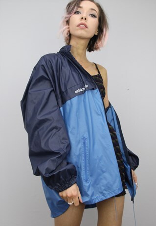 VINTAGE 90S ADIDAS WATERPROOF RAIN COAT JACKET
