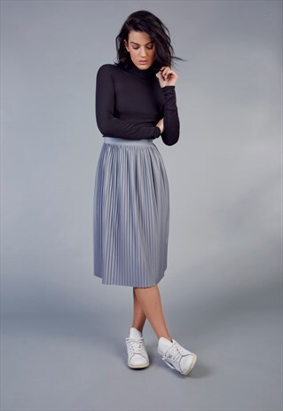 KSAMIL - ECO-FRIENDLY PLEATED SKIRT FROM RECYCLED BOTTLES