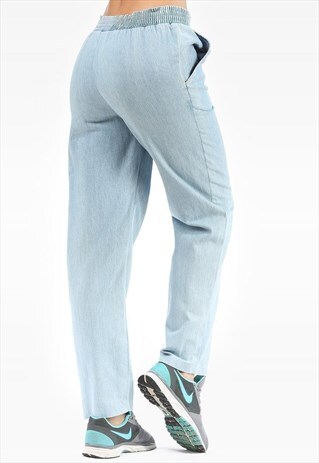 TAPERED MOM JEANS HIGH WAISTED
