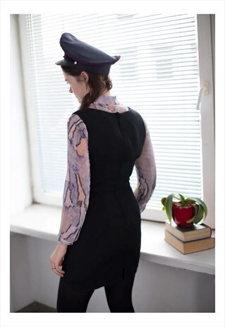 VINTAGE 80'S BLACK MINI DRESS