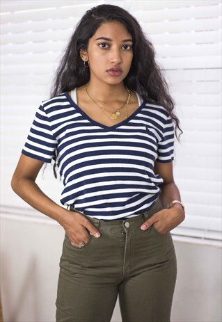 VINTAGE POLO RALPH LAUREN T-SHIRT LOGO 90S XL 5.3