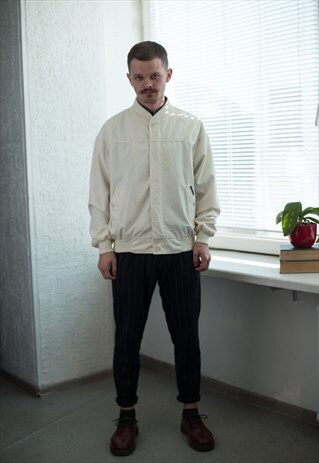 VINTAGE 80'S YELLOWISH BOMBER JACKET