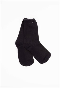 New Black Frill Top Pair Of Socks