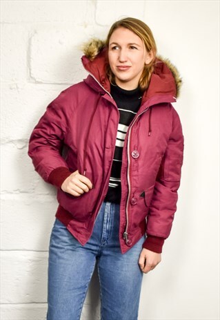 VINTAGE HOODED PUFFA JACKET