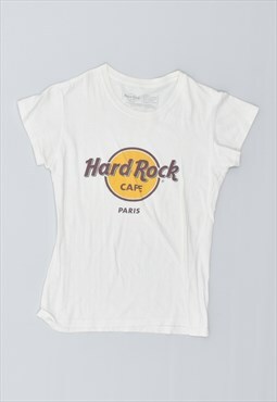 Vintage 90's Hard Rock Cafe Paris T-Shirt Top White