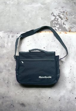 Vintage Y2K Black Reebok Messenger Bag