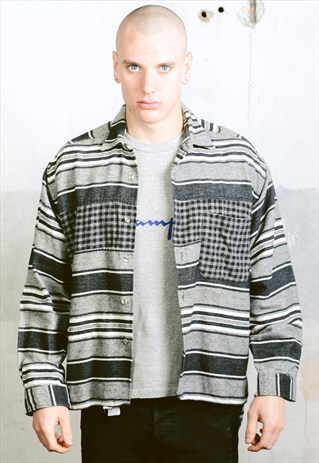 VINTAGE AZTEC FLANNEL SHIRT
