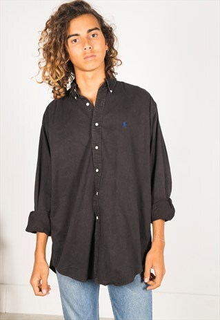 VINTAGE 80S POLO RALPH LAUREN SHIRT / R4110C800