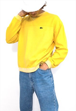 izod yellow sweatshirt