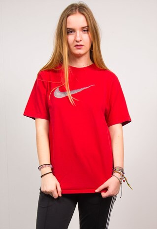 NIKE VINTAGE 90'S RED SPORTS T-SHIRT