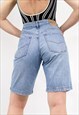 HIS VINTAGE 90'S DENIM SHORTS IN BLUE