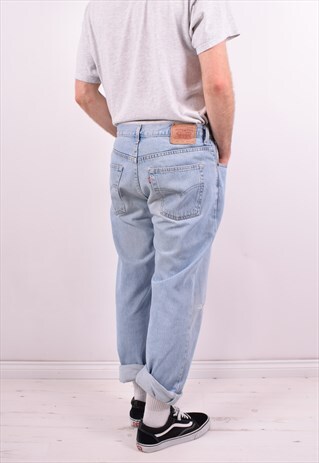 LEVI'S 581 MENS VINTAGE JEANS W36 L34 BLUE 90'S