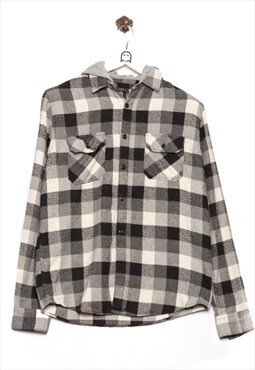 Vintge  Amnesia Flannel Shirt Checkered Pattern Black/Checke