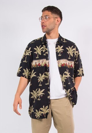 90S HAWAIIAN SHORT SLEEVE SHIRT