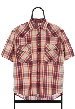 Vintage Carrera Checked Short Sleeved Shirt Womens