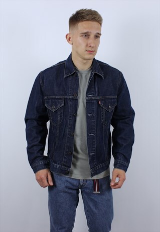 LEVIS TATTERED DENIM ORIGINAL MEN JACKET