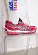 VINTAGE ASICS SNEAKERS RUNNING TRAINERS HOT PINK 90S