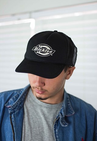 VINTAGE DICKIES TRUCK HAT CAP LOGO 90S X 2.1