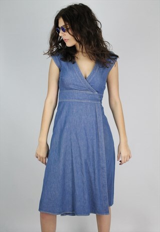 VINTAGE 90S DENIM DRESS