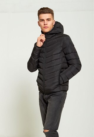 MENS BRAVE SOUL BUBBLE COAT